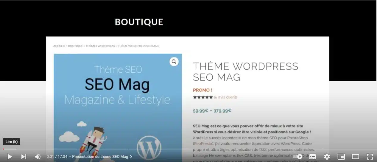 thème seo mag