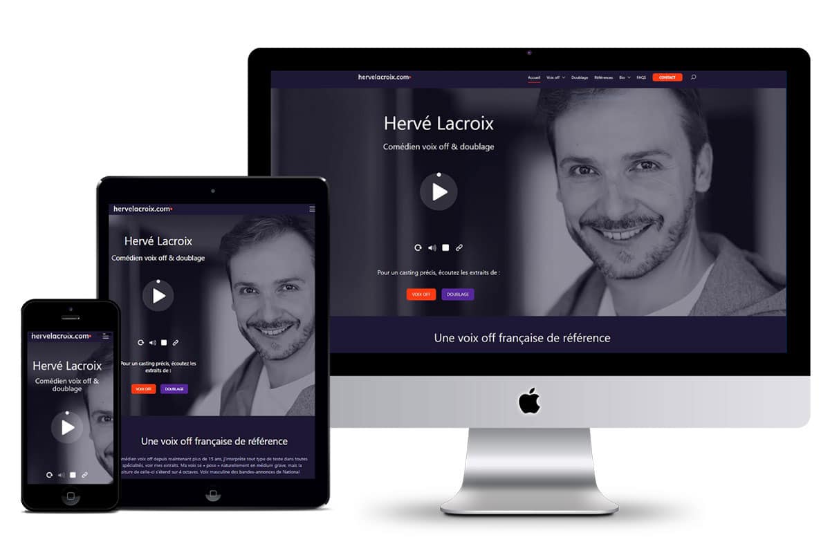 Hervé Lacroix - Site réalisé avec le thème WordPress SEO Mag